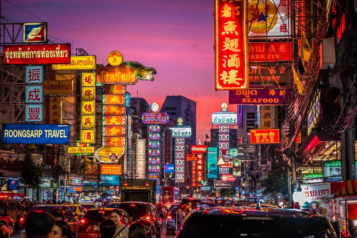 China town in bangkok